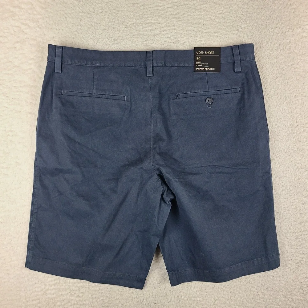 Banana Republic Shorts Mens 34 Blue Aiden 10